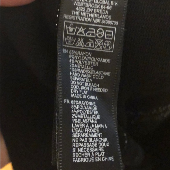 SOLD Forever 21 Mini Metallic Skirt - Picture 5 of 5